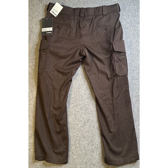 NEW MENS BLAUER 8980 CARGO POCKET RAYON POLYESTER PANTS BROWN 38X30 - Picture 2 of 11
